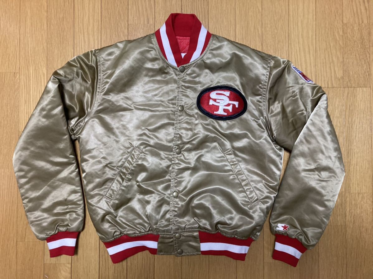 NFL 49ers STARTER スターター スタジャン ナイロンジャケット M 長瀬 