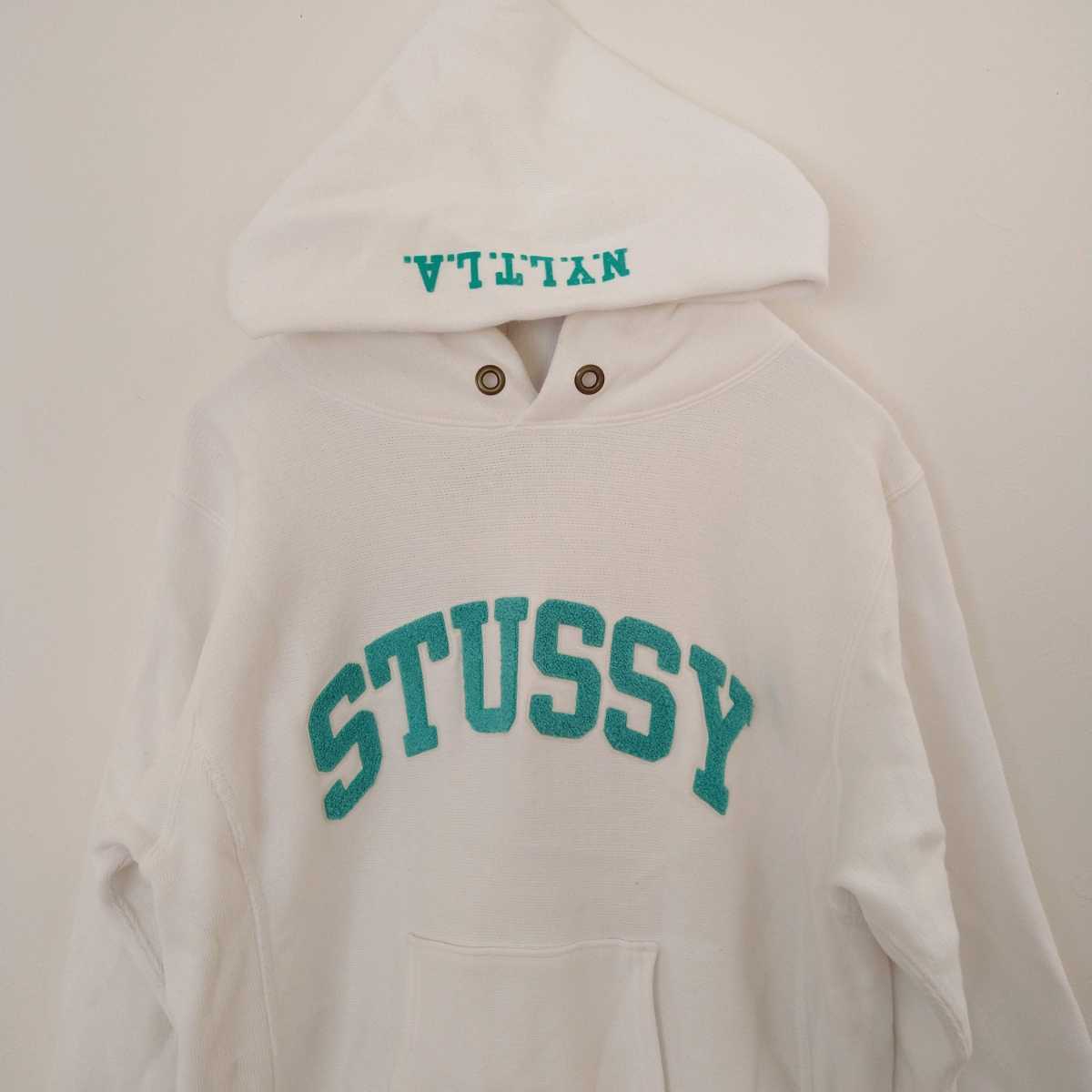☆CHAMPION×STUSSY コラボ リバースウィーブ ユニセックス 白 