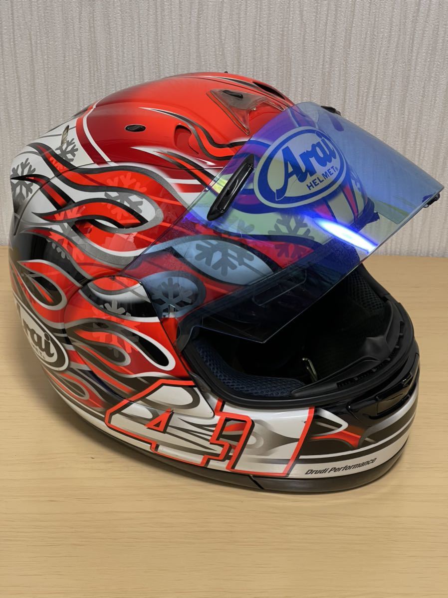 アライ RX7 RR4 芳賀紀行モデル 2007年 61-62cm XL フルフェイス アライ RX7 RR4 芳賀紀行モデル 2007年 61-62cm XL フルフェイス