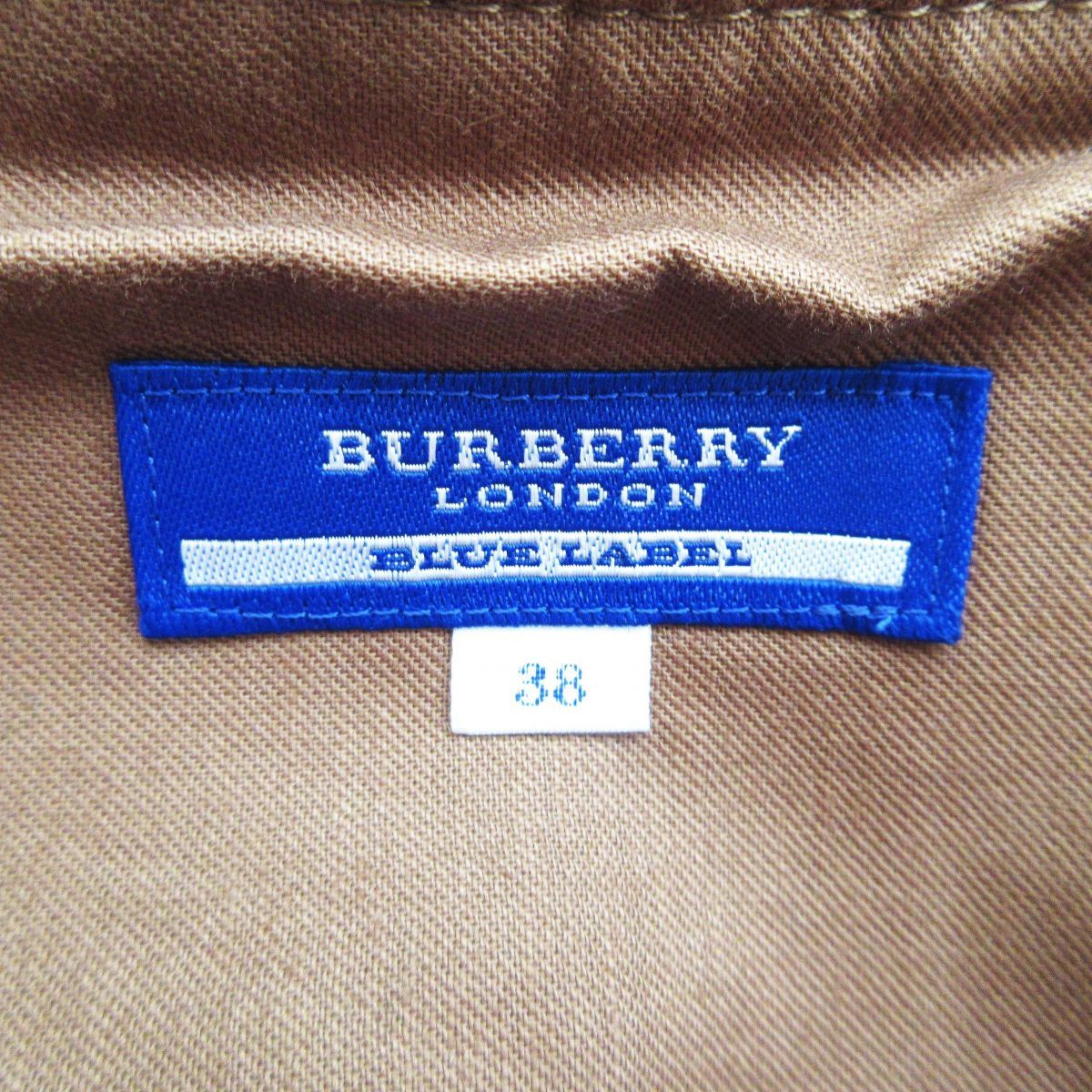 美品 BURBERRY BLUE LABEL バーバリーブルーレーベル ウール チェック 