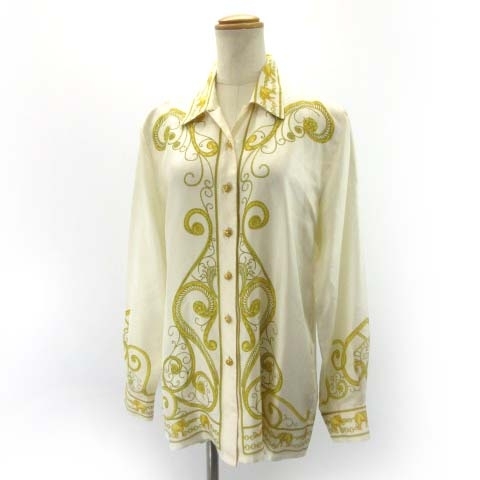 美品 ESCADA MARGARETHA LEY シルクシャツ 花柄 エスカーダ ESCADA 