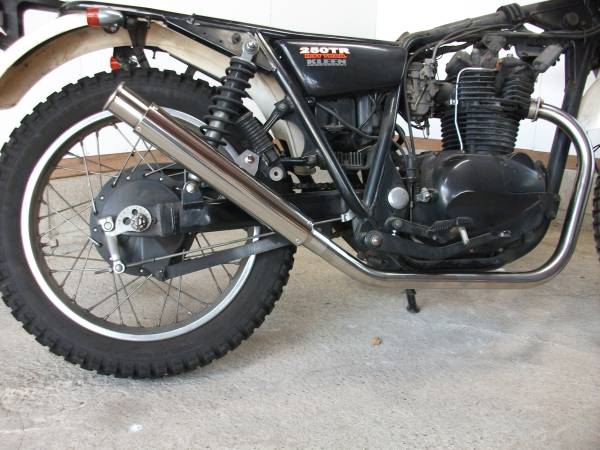 250TRマフラー 60パイ キャプトンステンレス2新品未使用の出品 