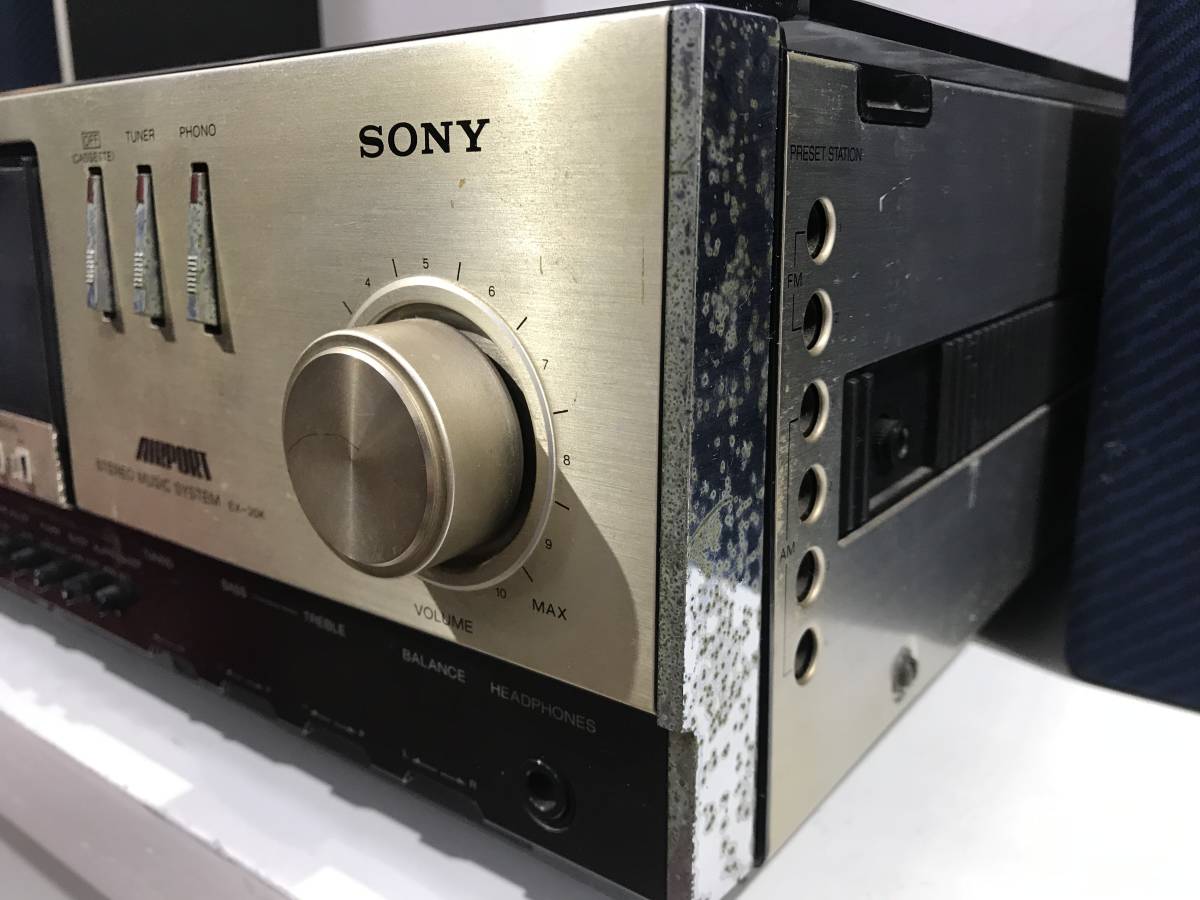 ☆【昭和レトロ モジュラーステレオ】SONY(ソニー)EX-30K(レコード