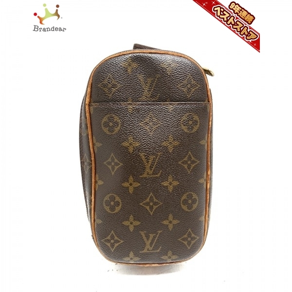 ルイヴィトン LOUIS VUITTON ワンショルダーバッグ M51870 ポシェットガンジュ モノグラム・キャンバス - CA1000 バッグ モノグラム