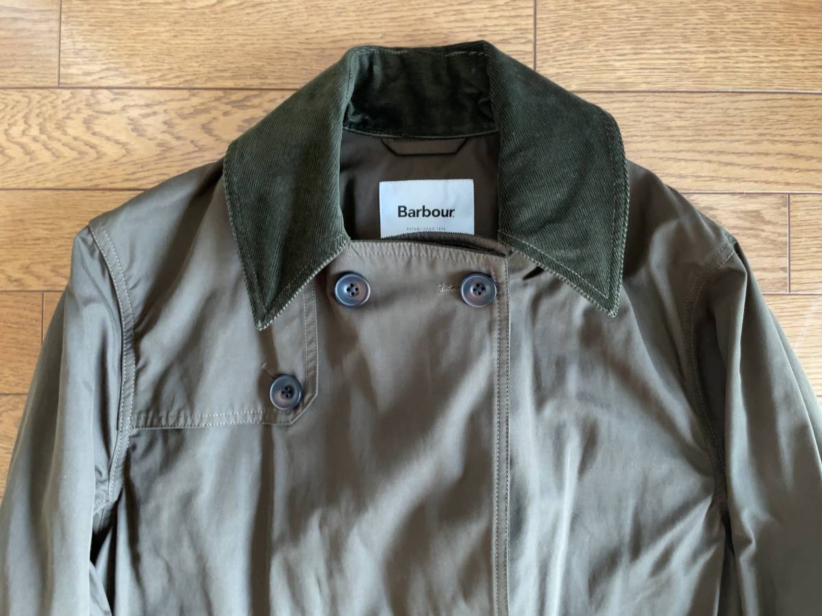 Barbour WHITLEY TRENCH COAT BEAMS 別注 Barbour Whitley 38 ピーチド