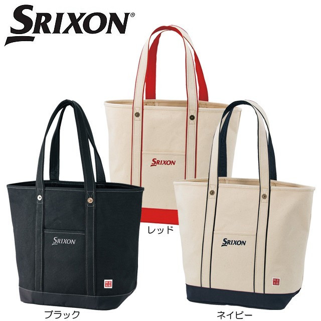 《新品》ネイビー 2018 ★ダンロップ スリクソン ★トートバック ★(倉敷帆布使用） ★GGF-B8007　ネイビー