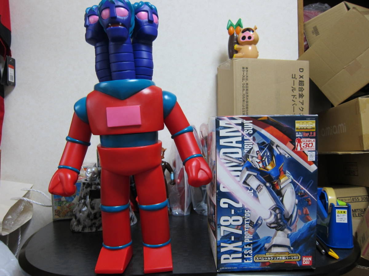 ベアモデル×ドラゴンボーイ 機械獣ロクロンQ9 メガジャンボソフビ  