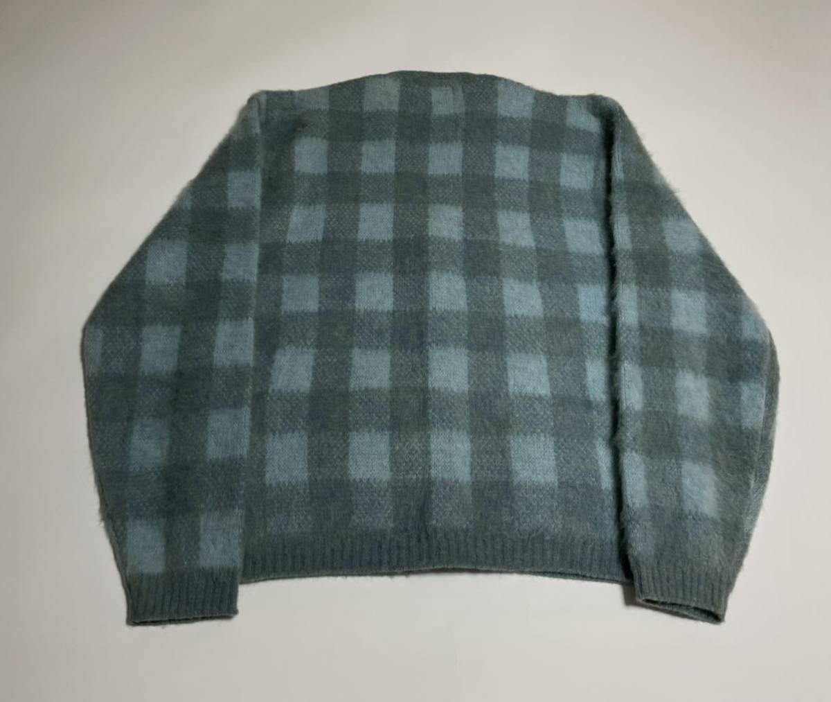 60s ヴィンテージMunsingWear モヘア カーディガン チェックパターン 