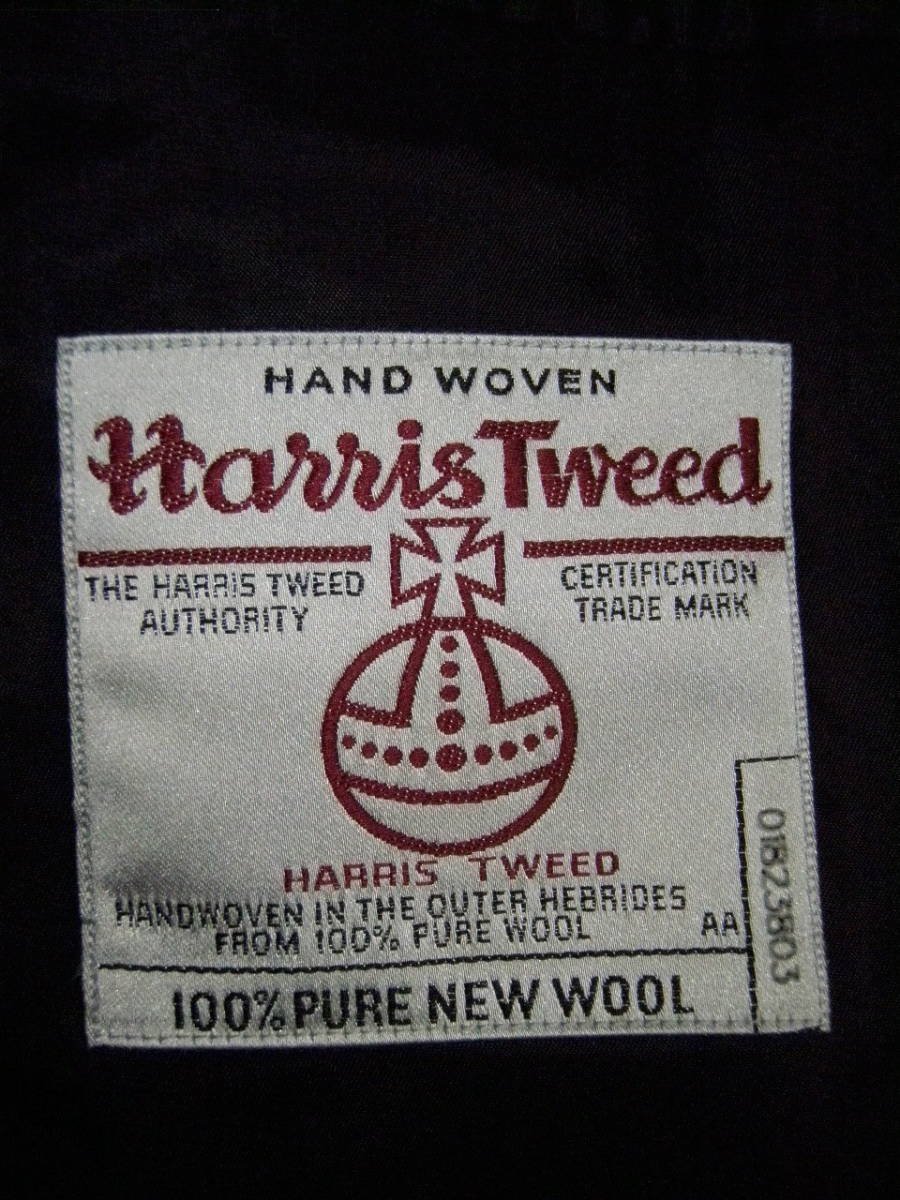 美品 定価￥51840 BEAUTY&YOUTH ビューティアンドユース HARRIS TWEED ハリスツイード チェスター コート M グレー チェック ハリスツイード UNITED 極 キャメルミックス 〈洗える〉 タートルネックニット