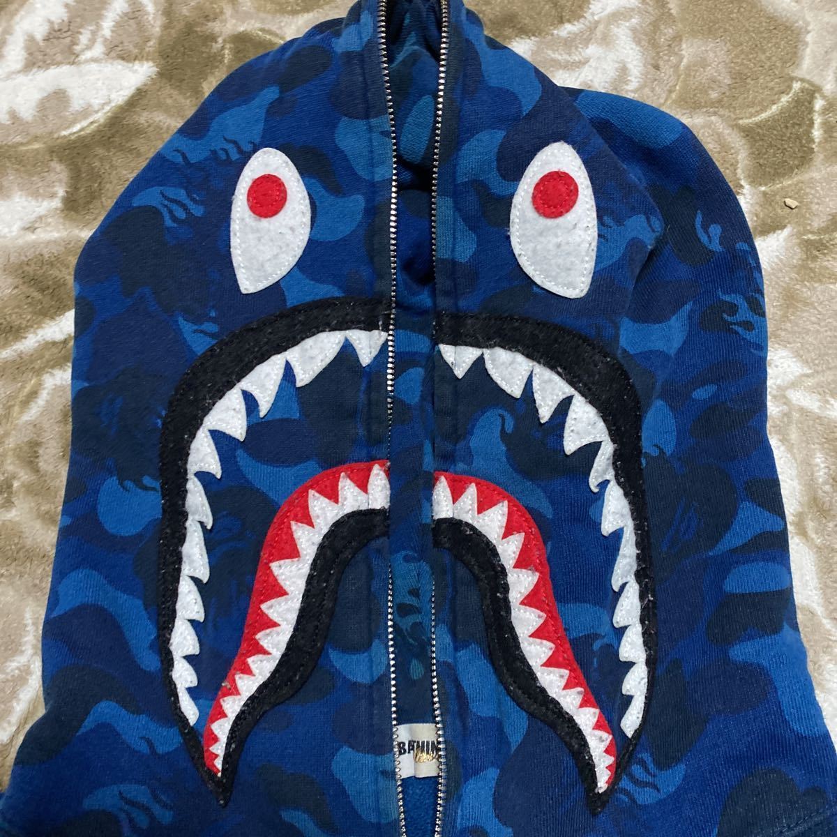 APE BAPE KAWS FIRE CAMO 迷彩シャークパーカーXL希少ヴァンヘイレン12