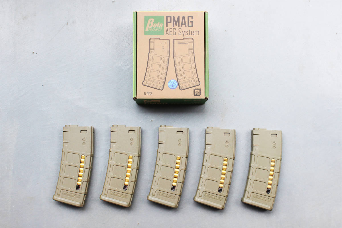 □【希少・実物・美品】MAGPUL PTS Beta Project PMAG DE 検)マグプル 