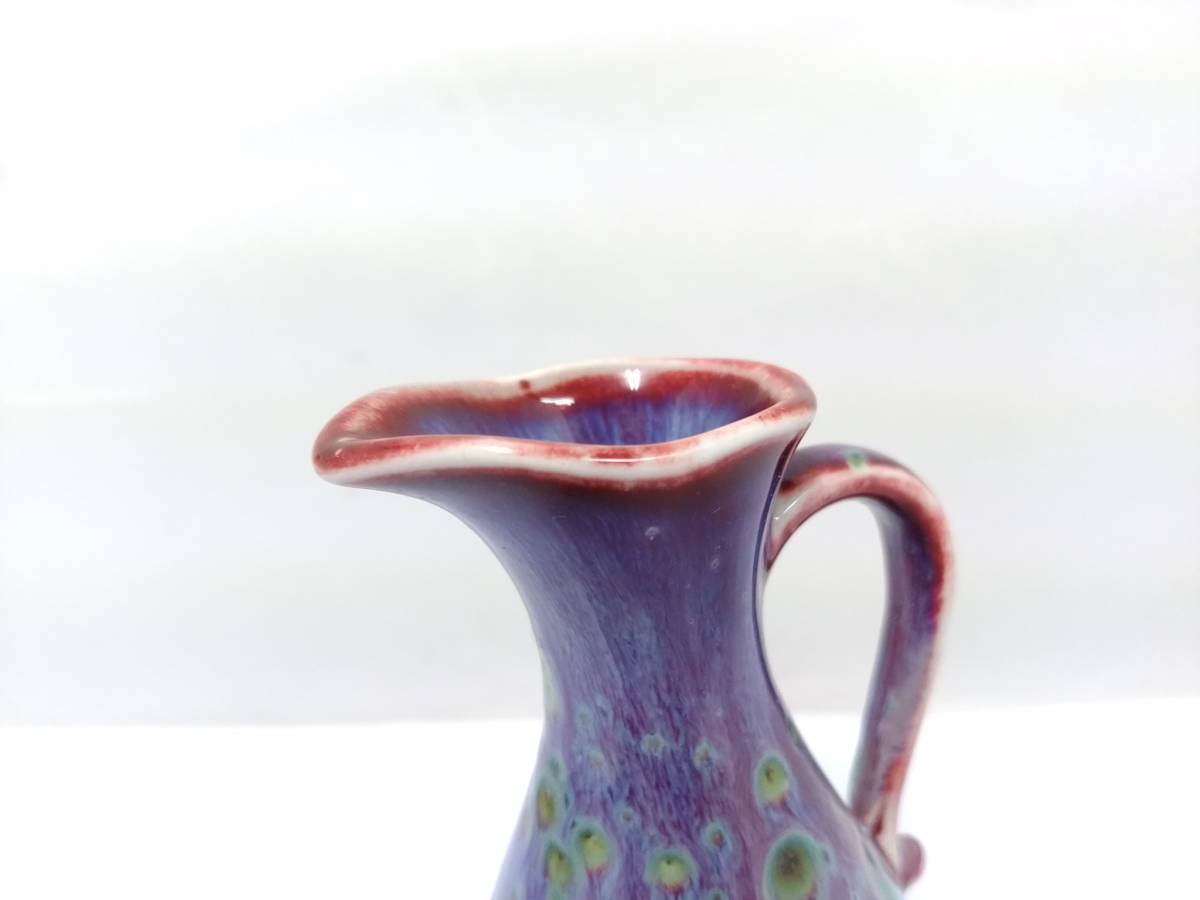 花瓶 孔雀窯 松山雅英 孔雀焼 松山雅英作 孔雀釉湯呑み Yahoo