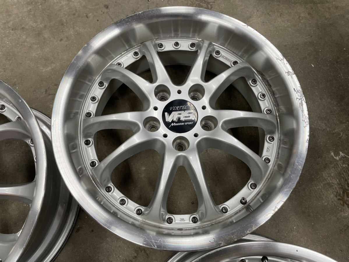 マナレイスポーツ VERTEC VR5 17インチ 7J +38 114.3 5穴 社外 