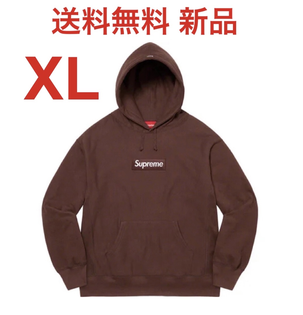 人気定番，送料無料 XL 国内正規 Supreme Box Logo Hooded Sweatshirt Dark Brown 2021FW シュプリーム ボックス ロゴ フーディ パーカー ダークブラウン(パーカ)｜売買されたオークション情報、yahooの商品情報をアーカイブ公開 男性用
