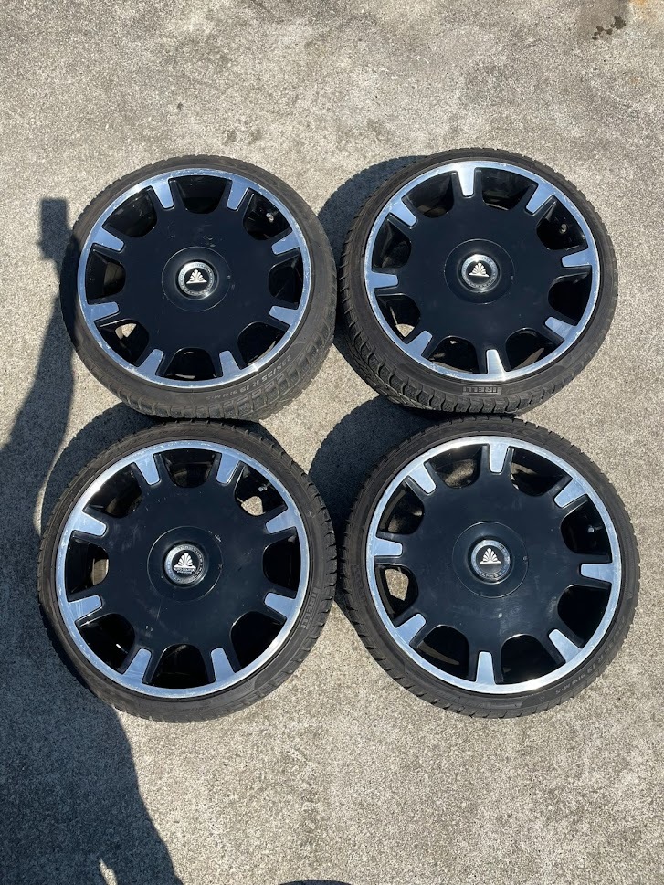 オートクチュール クレセント 19インチ アルミホイール 中古美品 バリ 