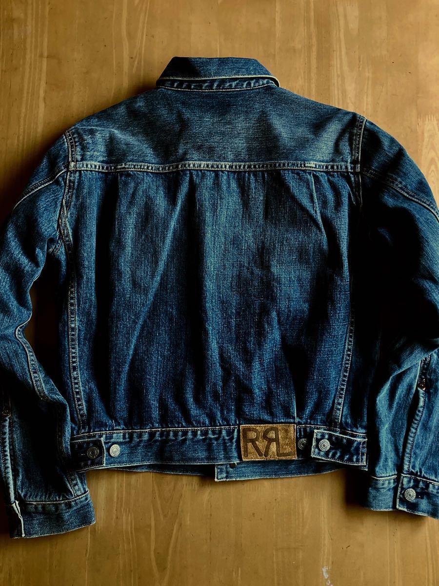LVC 507xx TYPE2 デニムジャケット　ブランケット RRL Blanket 2nd Denim Jacket S 507XX 古いブランケットの裏地 USA製