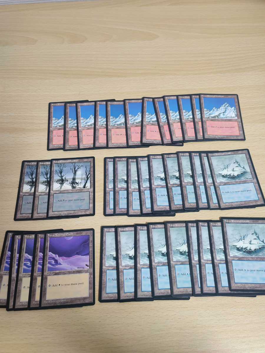 MTG アイスエイジ 冠雪土地 119枚