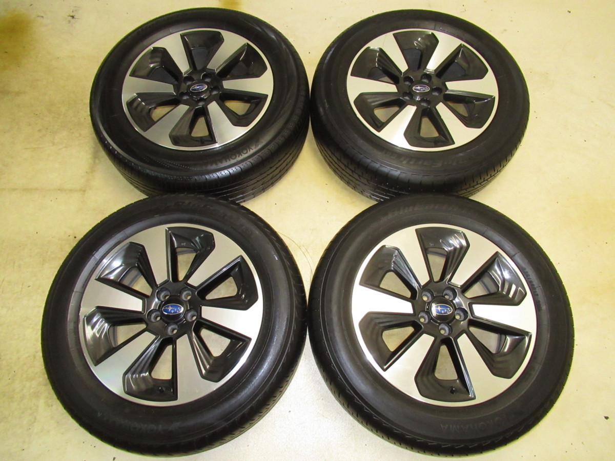 スバルSJ5フォレスター純正 7J-17 off+48 pcd100/5H ハブ径56 