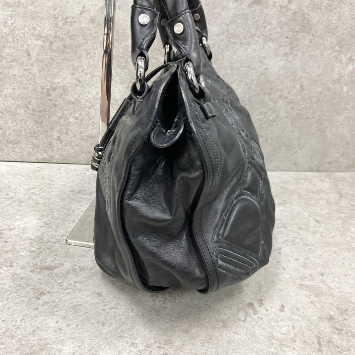 1円 超稀少 セリーヌ CELINE ブラック マカダム トリオンフ ゴールド 
