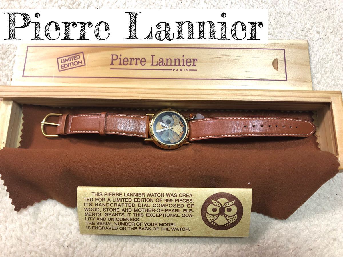 定番，新作登場 品 Pierre Lannier ピエールラニエ 腕時計 梟 フクロウ レザー キャメル ゴールド 数量限定生産品 フランス パリ レディース クォーツ(その他)｜売買されたオークション情報、yahooの商品情報をア その他