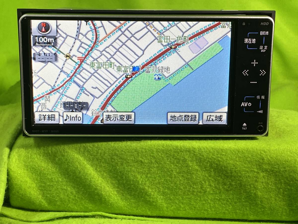 ひろ トヨタ純正ナビ NHDT-W59 地図2019年版 動作確認済み(トヨタ、ダイハツ
