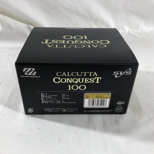 【中古美品】 MFFG　SHIMANO　CALCUTTA　CONQUEST　100 【134-211222-MO-23-HOF】