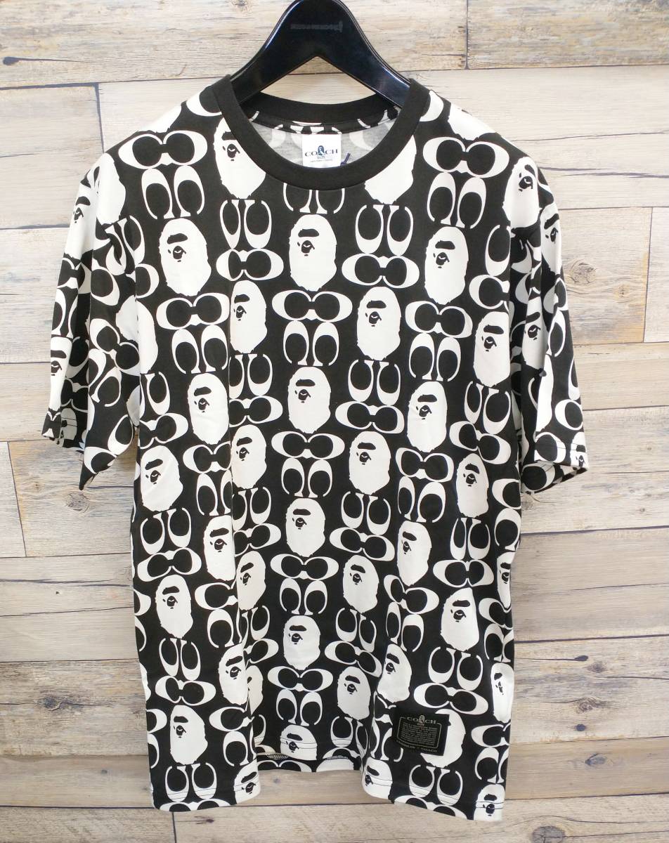 アベイシングエイプ×コーチ 半袖 BATHING A APE TEE（Tシャツ