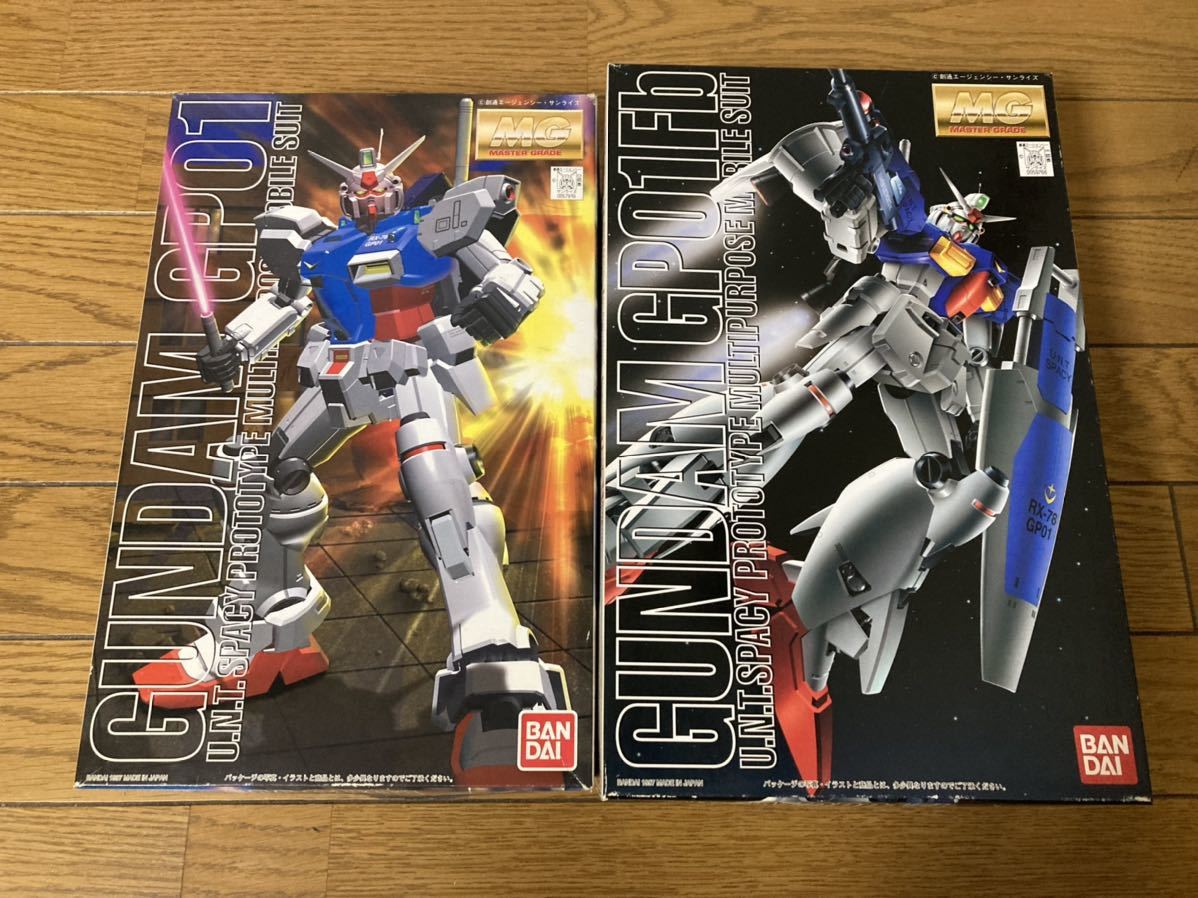 バンダイ Mg ガンダム試作1号機 Gp01 Gp01fb 2個セット フルバーニアン 未組立 Rx 78 ガンダム 売買されたオークション情報 Yahooの商品情報をアーカイブ公開 オークファン Aucfan Com