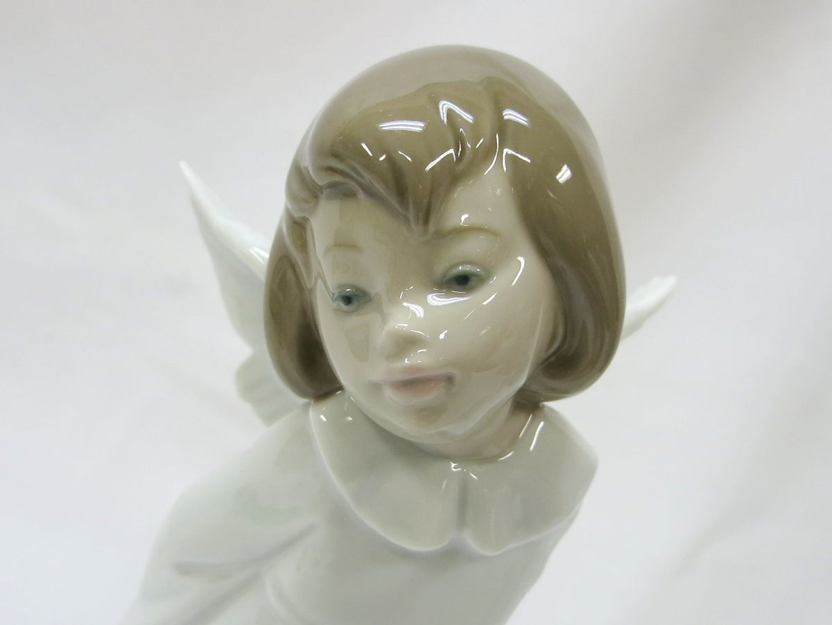 1000円スタート フィギュリン LLADRO リヤドロ 2点 天使の考え事 4960 