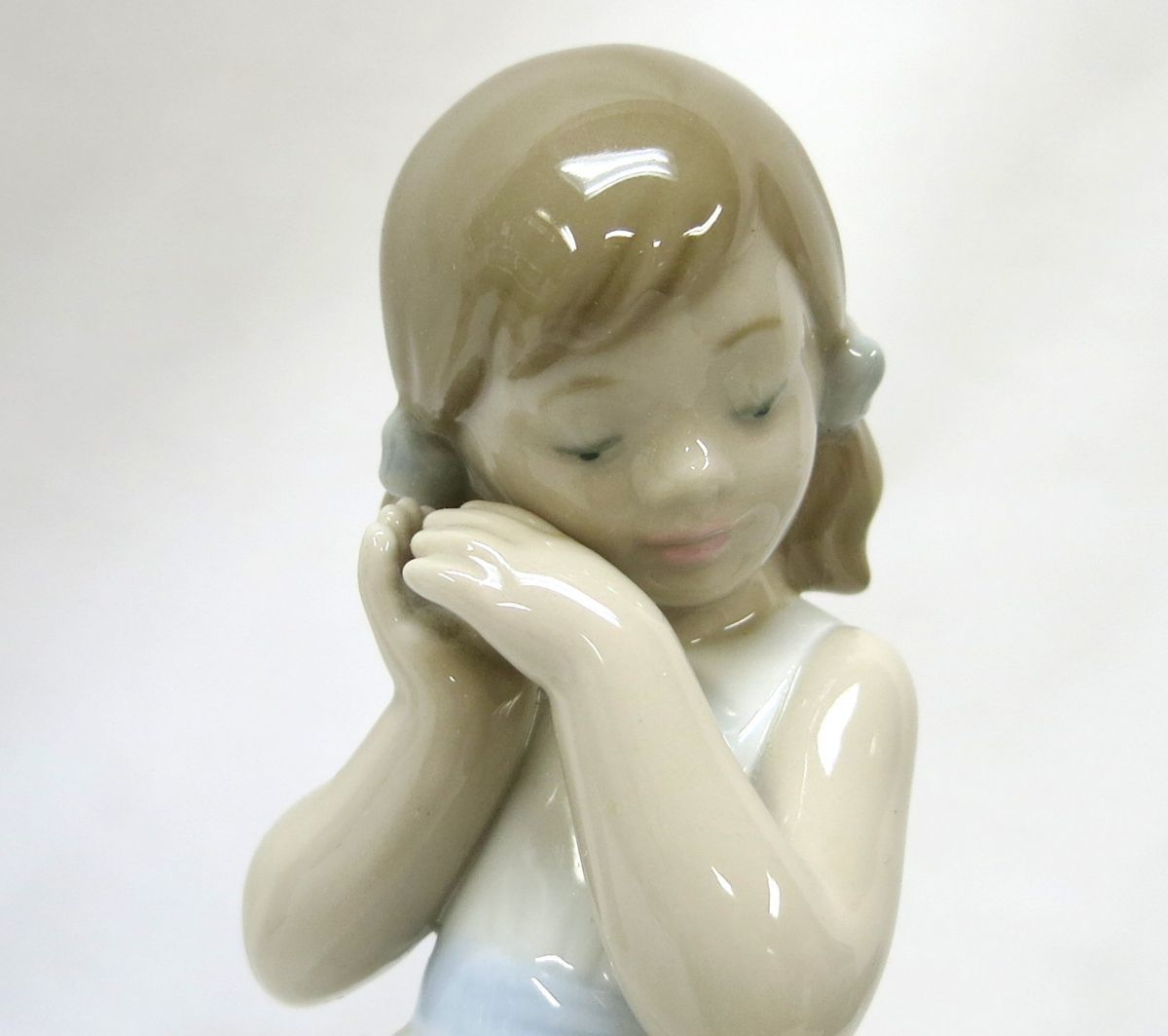 1000円スタート フィギュリン LLADRO リヤドロ 2点 天使の考え事 4960 