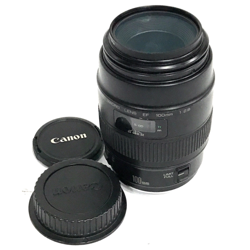 1円 Canon MACRO LENS EF 100mm 1:2.8 カメラ レンズ キャノン EF