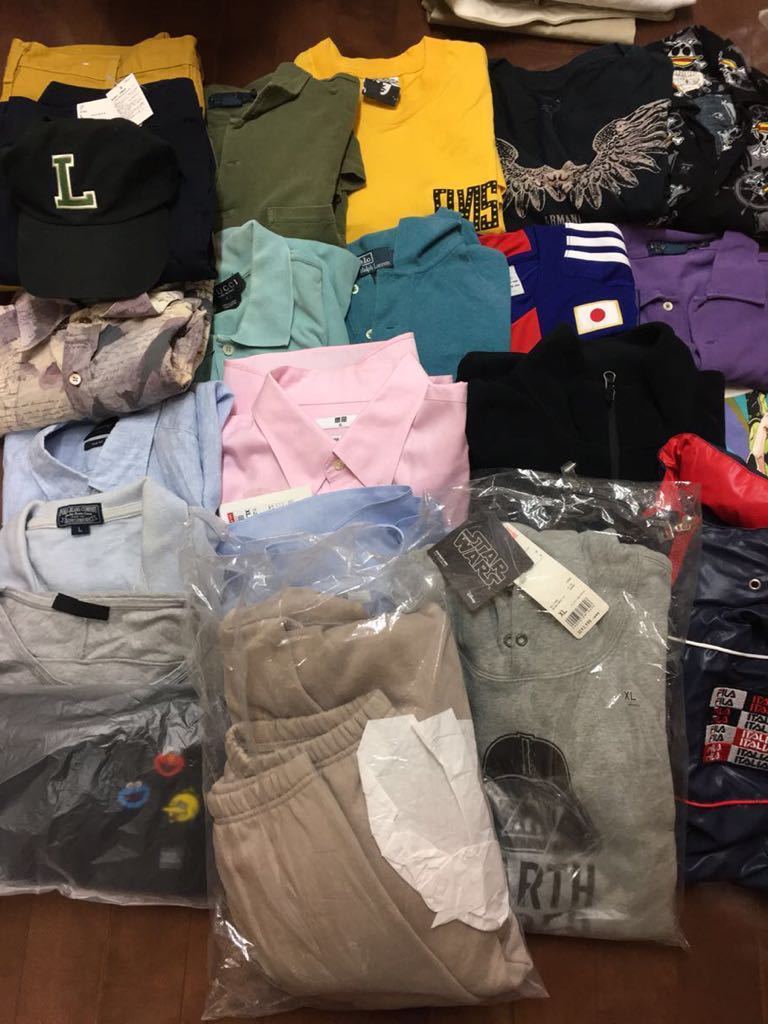 【人気定番，送料無料】 ブランド福袋 ラルフローレン アルマーニ グッチ ラコステ RRL ユニクロ +J nike adidas jordan ナイキ ブルゾン tシャツ ポロシャツ 帽子(男性用)｜売買されたオークション情報、yahooの商品情報を 男性用