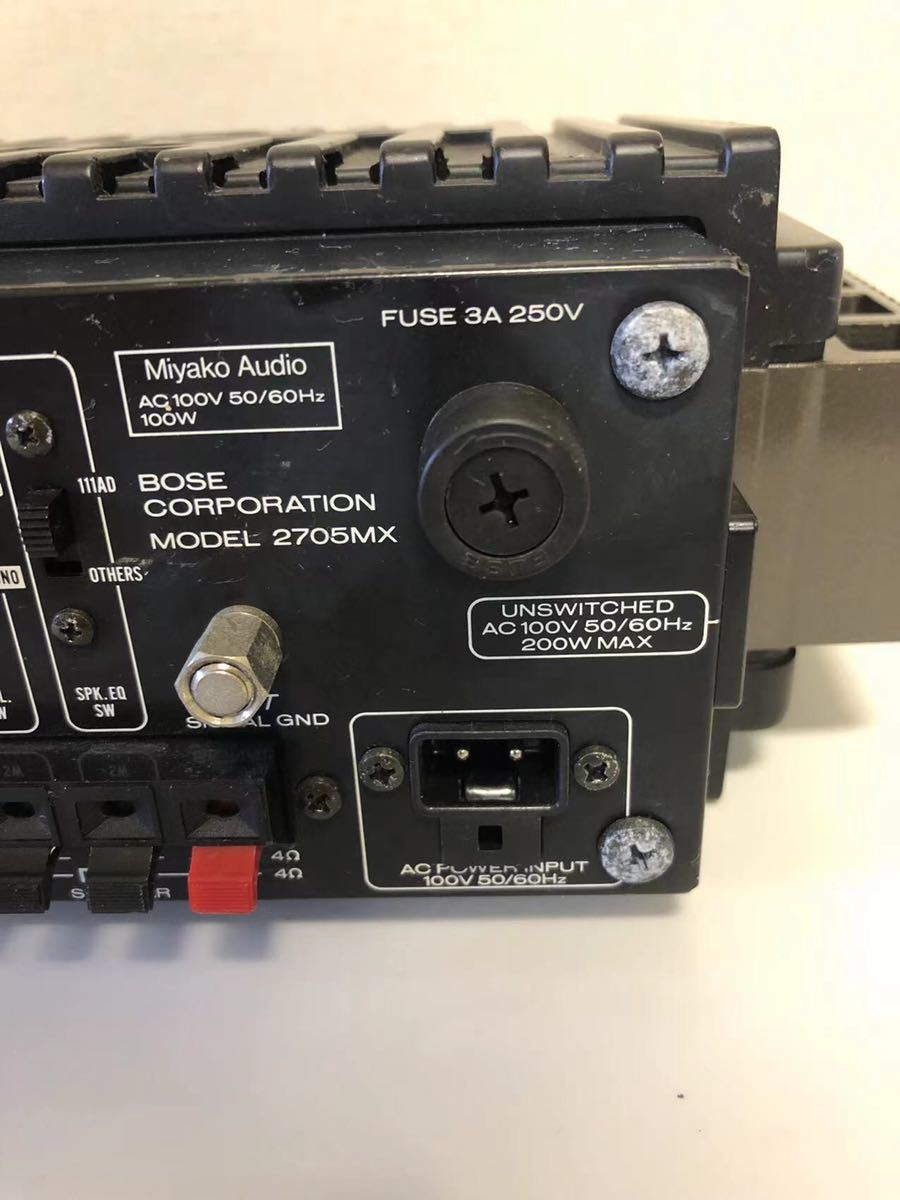 BOSE 2705MX パワーアンプ◇ジャンク品 2705MX BOSE パワーアンプ