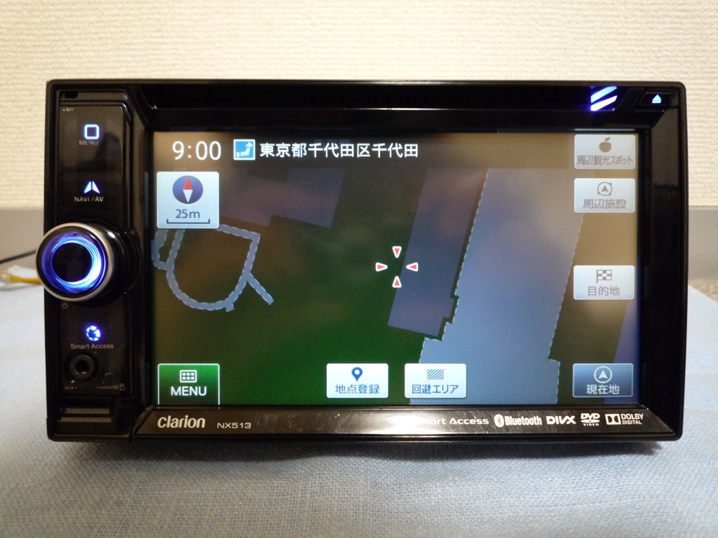 Clarion NX513 カーナビ Bluetooth機能付き クラリオン Clarion