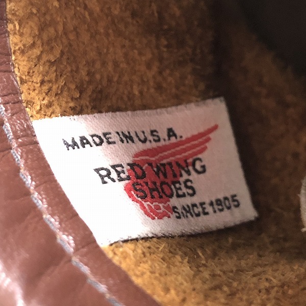 ○美品 羽タグ レッドウィング Red Wing レア ヌバック モックトゥ 