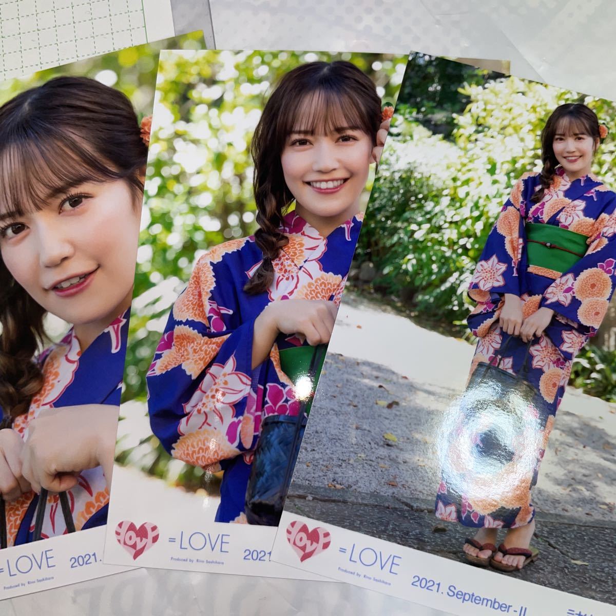 諸橋沙夏 コンプセット =LOVE イコラブ 夏祭り恋慕う 生写真 浴衣 諸橋沙夏 コンプセット =LOVE イコラブ 夏祭り恋慕う 生写真 浴衣
