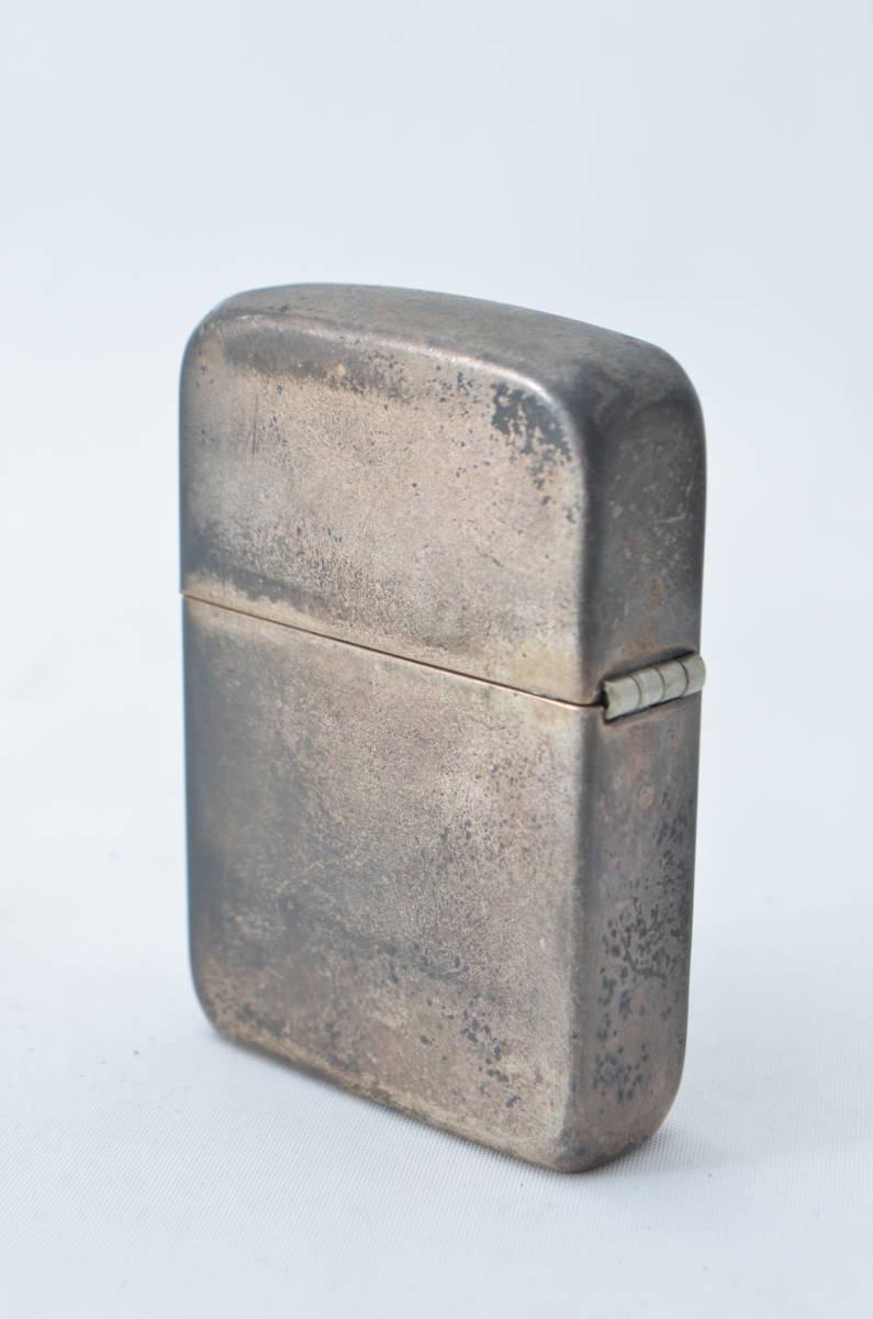 A◆火花OK◇Zippo ジッポー SV925 STERLING スターリングシルバー 無地 外側約35.0g 総重量約61.67g 2004年製 オイルライター 喫煙具◆