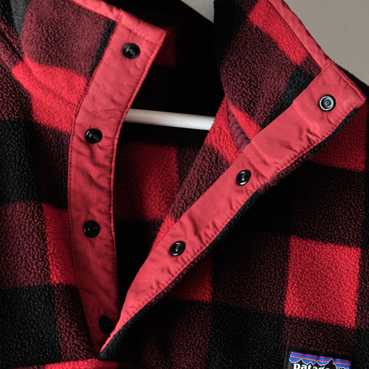 希少色 patagonia パタゴニア スナップT バッファローチェック メンズS 