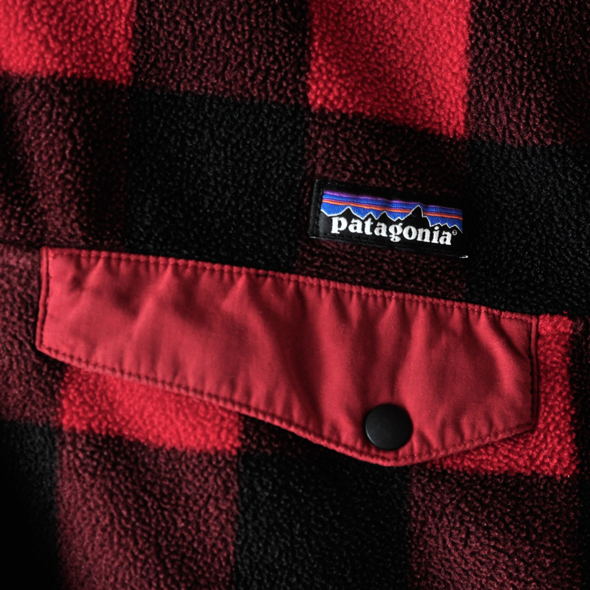 希少色 patagonia パタゴニア スナップT バッファローチェック メンズS 
