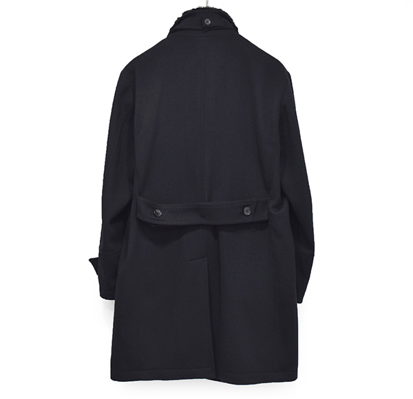 定価6万円 レノマ【renoma HOMME】ラビットファー付き カシミヤ混  