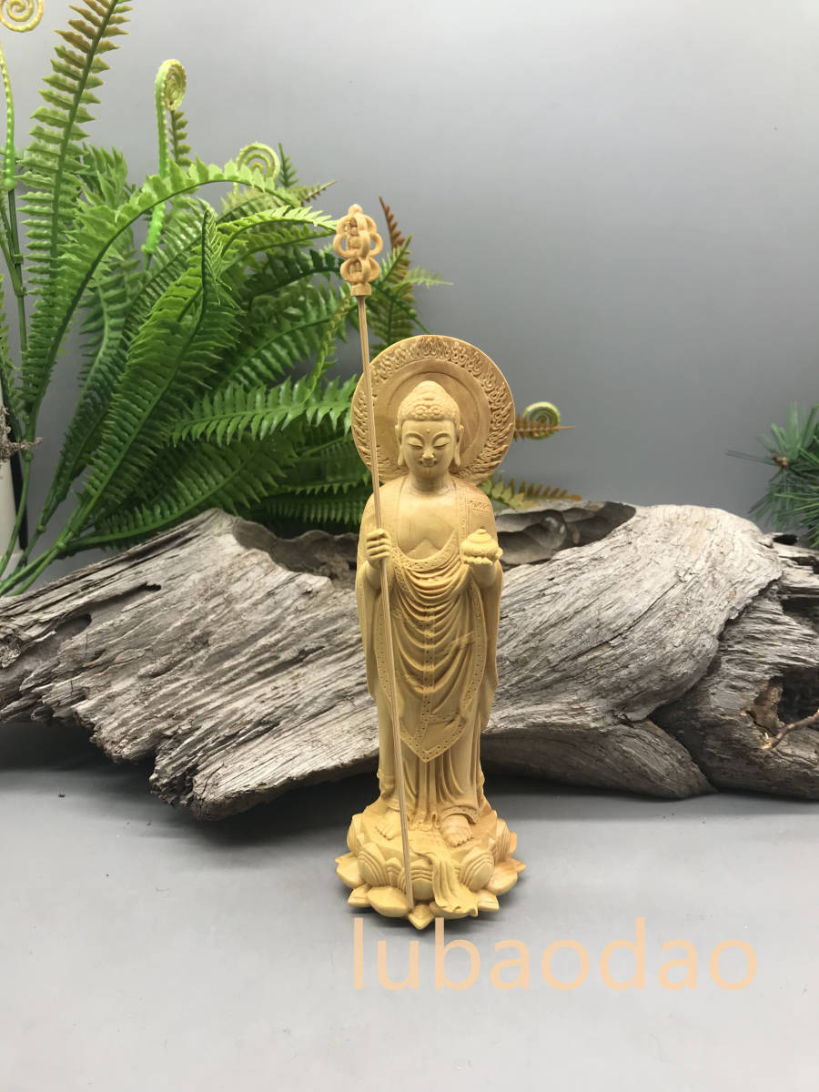 地蔵菩薩立像 鎮宅辟邪 極上品 地蔵菩薩 仏教工芸品 開運厄除 精密