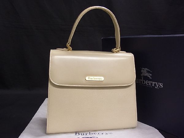 1円 Burberrys バーバリーズ レザー ゴールド金具 ワンハンドル ハンドバッグ 手持ちかばん レディース ベージュ系 V2527XN 1円 バーバリーズ レザー リュック 2207Nyon 手帳カバー