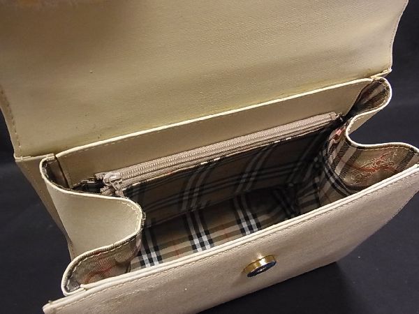 1円 Burberrys バーバリーズ レザー ゴールド金具 ワンハンドル ハンドバッグ 手持ちかばん レディース ベージュ系 V2527XN 1円 バーバリーズ レザー リュック 2207Nyon 手帳カバー