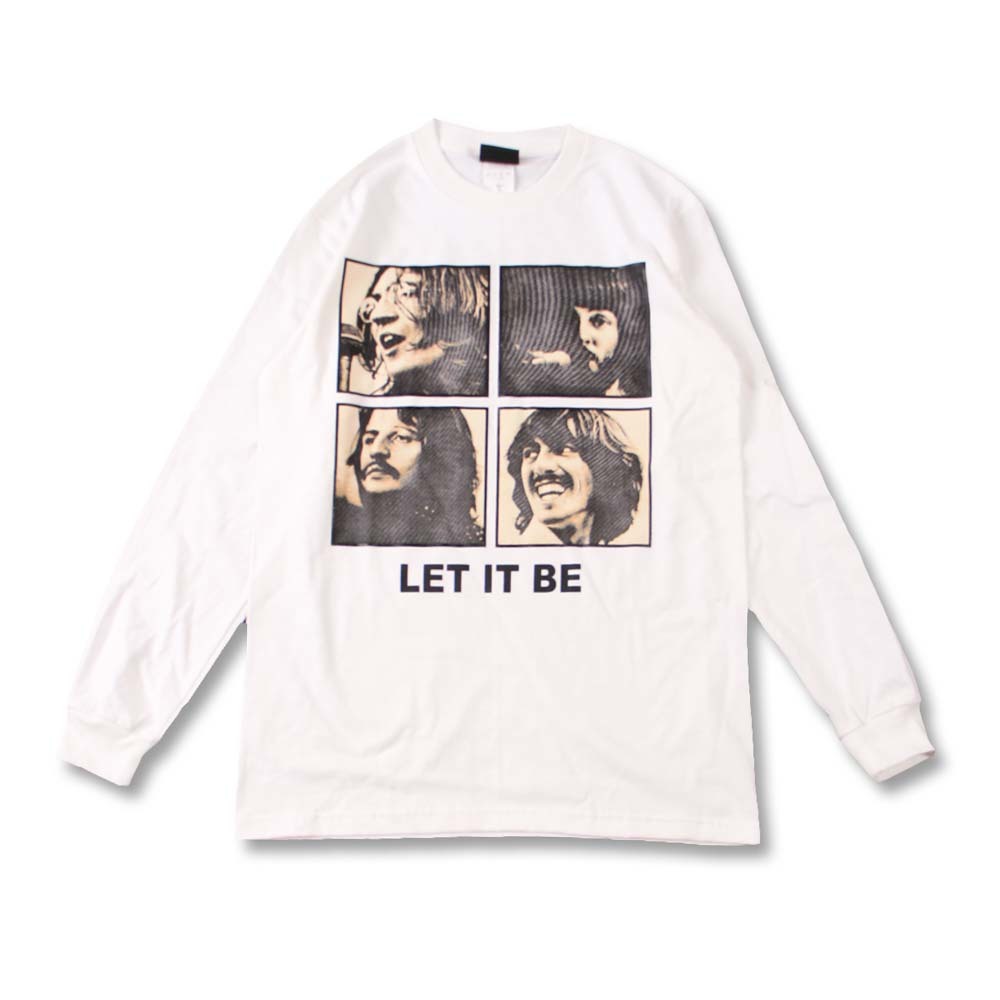 w2○新品 白 Lサイズ○ビートルズ THE BEATLES 長袖Tシャツ ロン w2○新品 白 Lサイズ○ビートルズ THE BEATLES 長袖Tシャツ ロン