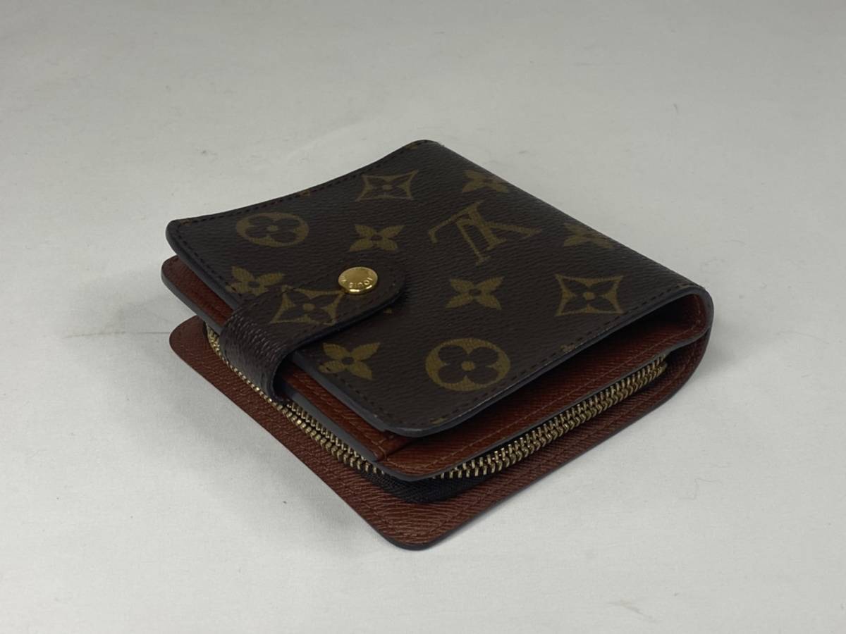 美品】廃盤 LOUIS VUITTON/ルイヴィトン モノグラム コンパクトジップ