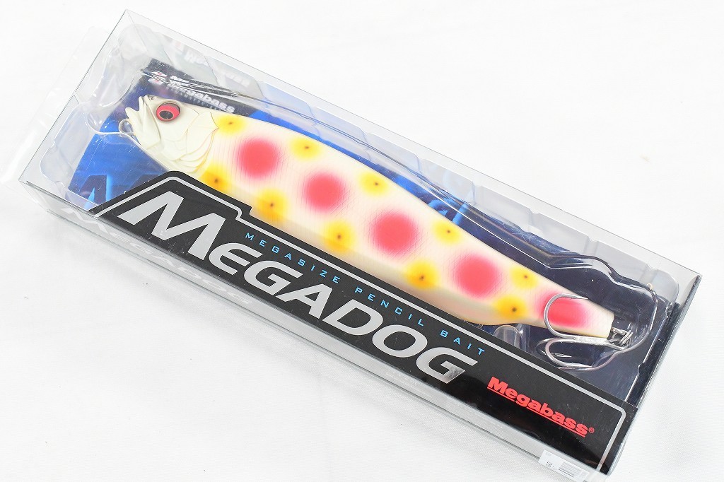 未使用保管品【メガバス】 メガドッグ 220 パロット 大阪ショールーム