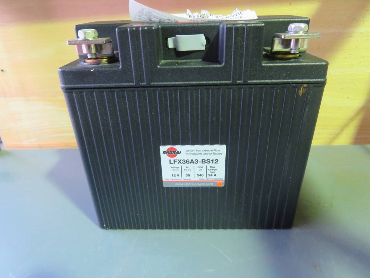 OR☆⑨SHORAI LFX 36A3-BS12 UTURE POWER 12V バッテリー ◎現状・動作
