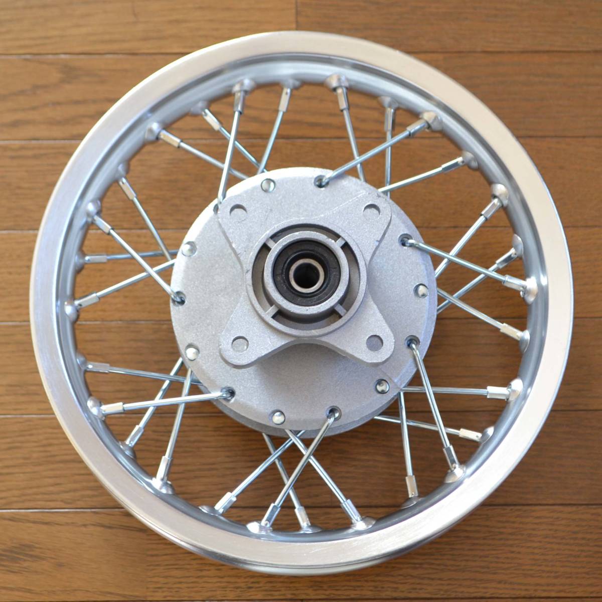 ミニモト リアホイール アルミリム 銀【送料無料】 (TT-R50 DR-Z50
