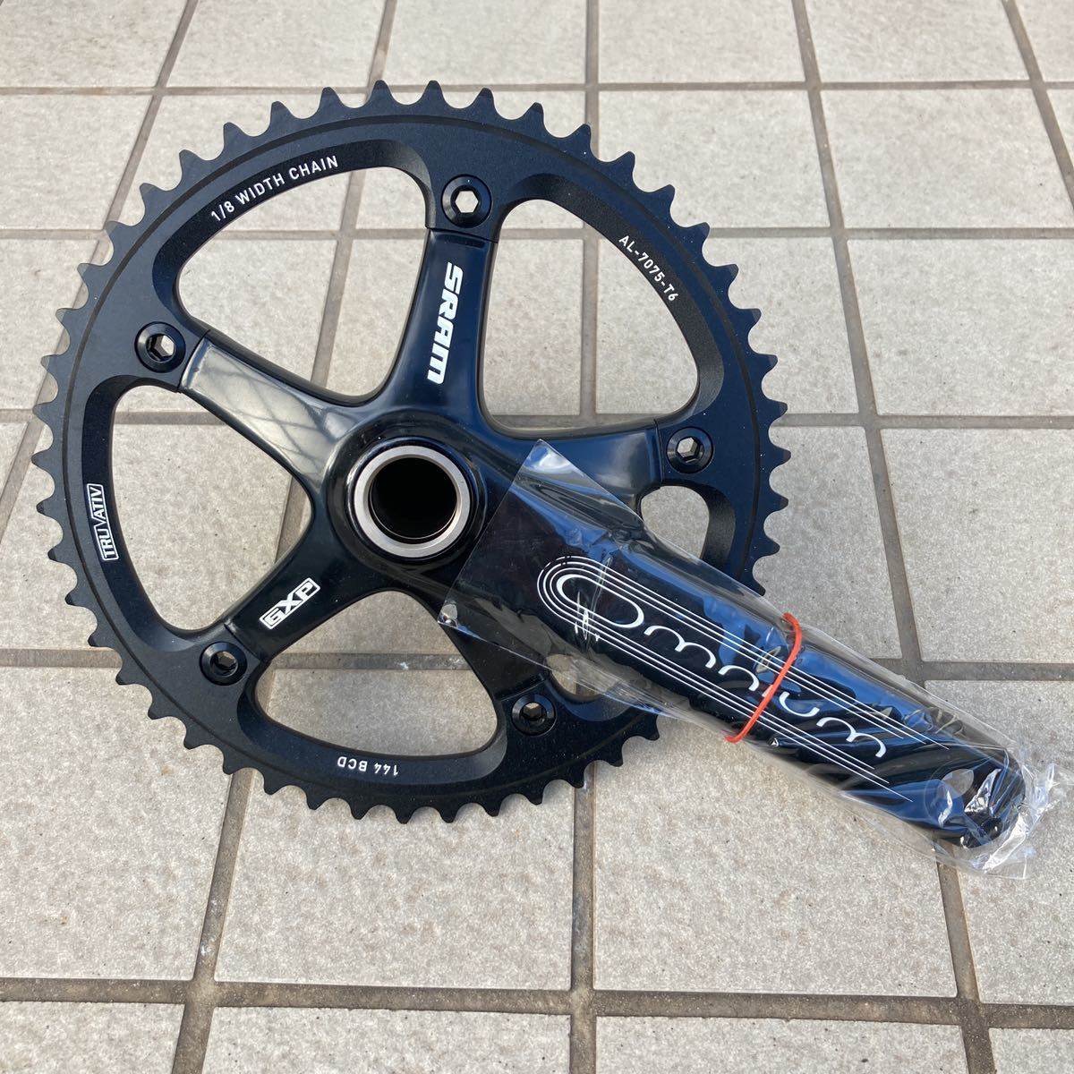 SRAM Omnium クランクアーム 165mm ブラック SRAM OMNIUM スラム