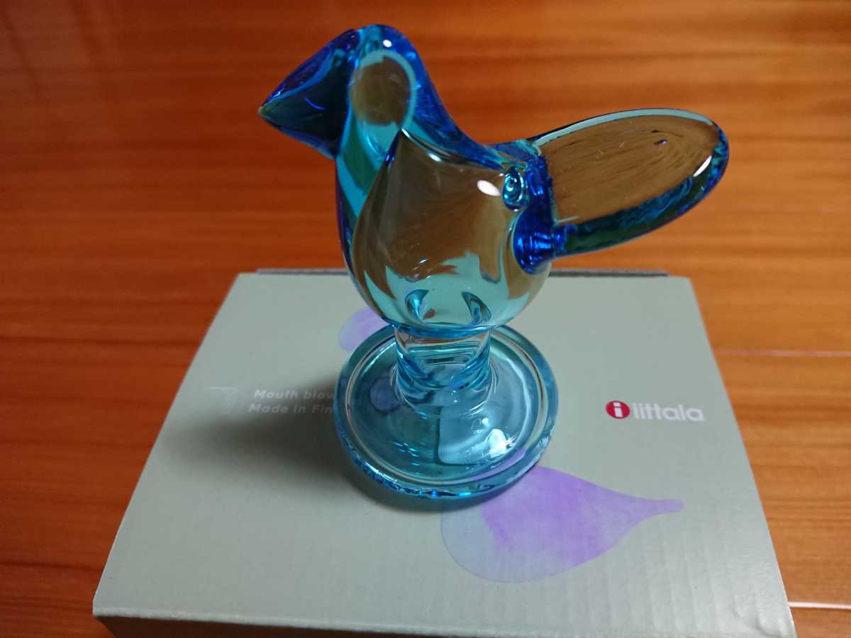 iittala イッタラバード シエッポ 脚付きsieppo scope ターコイズx 